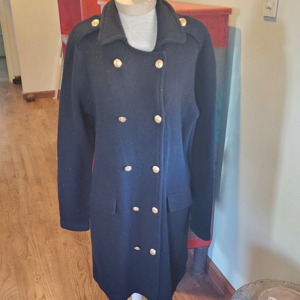 Chaps (Ralph Lauren)military, sweater coat